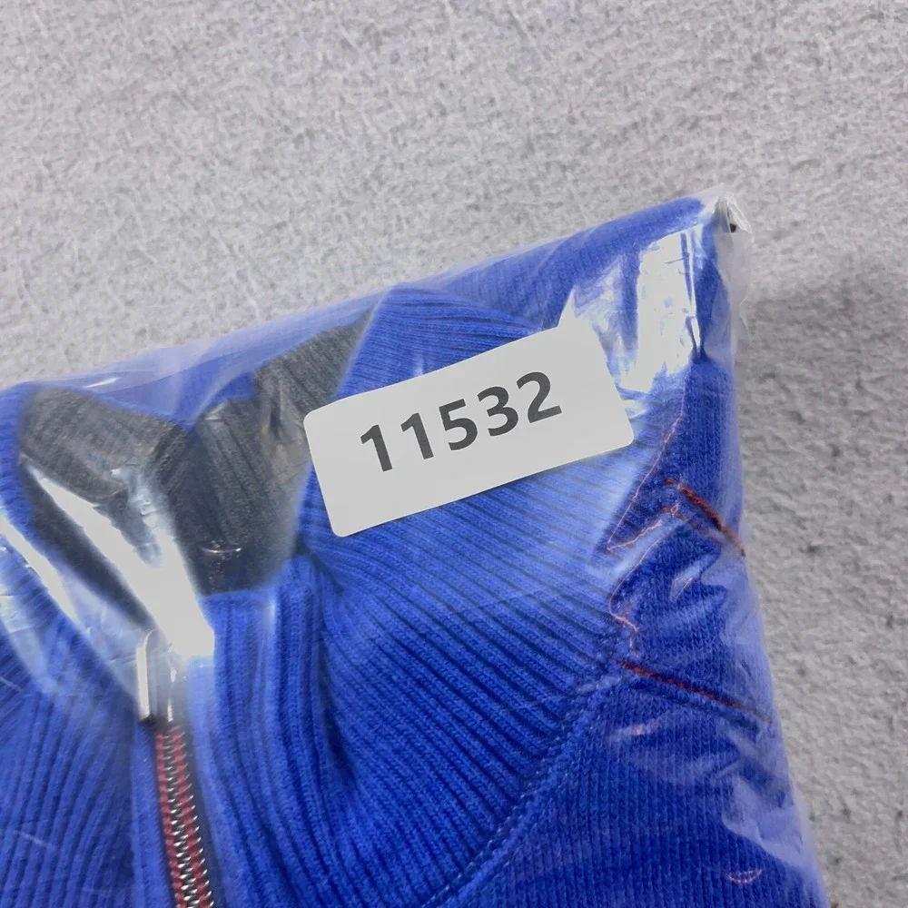 Tommy Bahama Sweatshirt Men Medium Gray Blue Reversible Pullover Preppy Casual‎